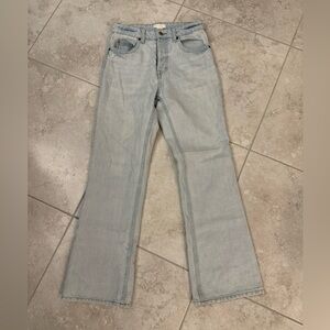 H&M Straight Leg Jeans Women’s Size 4 Button Fly Light Wash Comfortable